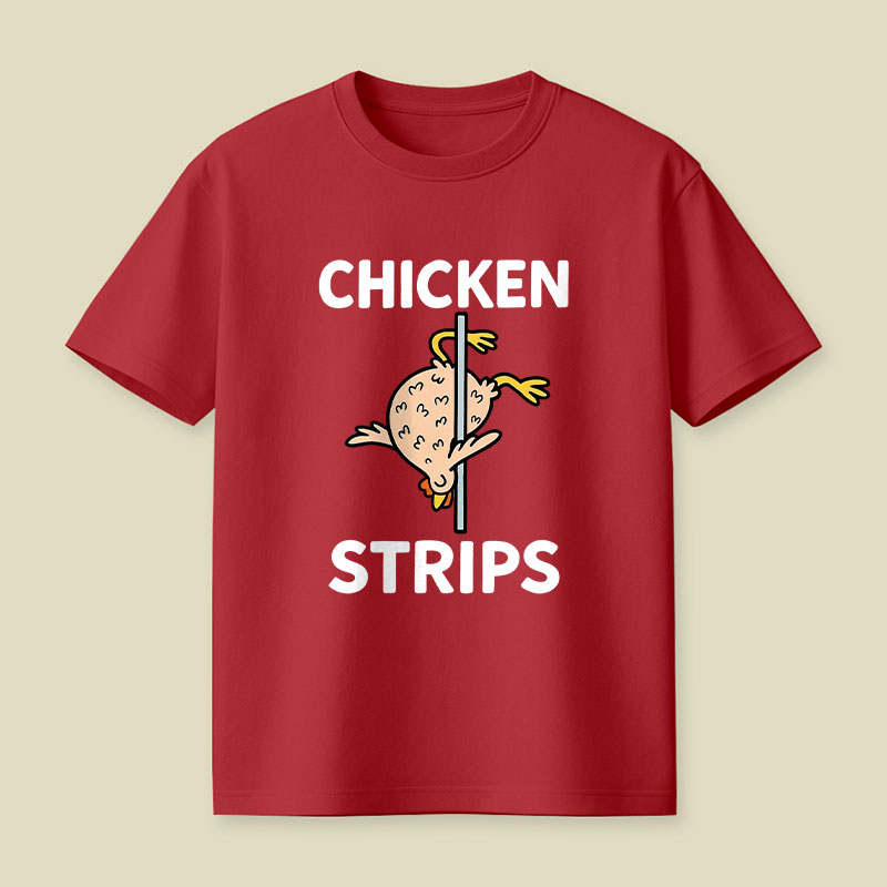Chicken Strips Meme Playful T-Shirt