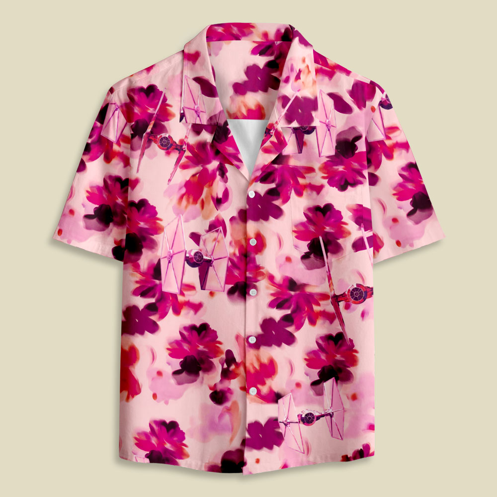 Blossoms Tie-Fighter Button Up Pocket Shirt