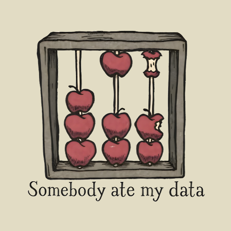 Somebody Ate My Data Playful T-Shirt