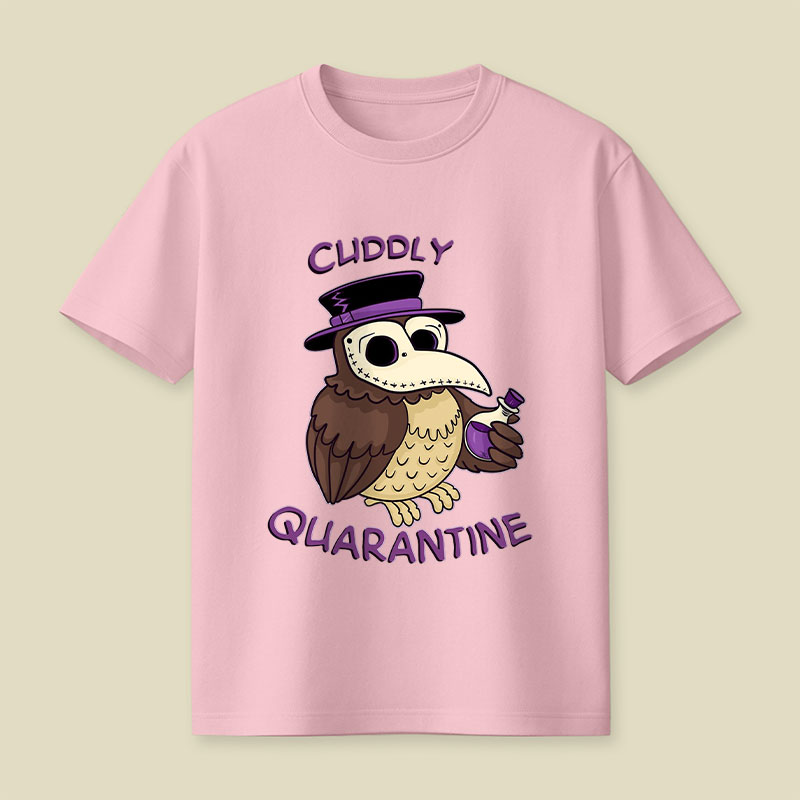 Creepy Cute Death Mask Owl Playful T-Shirt