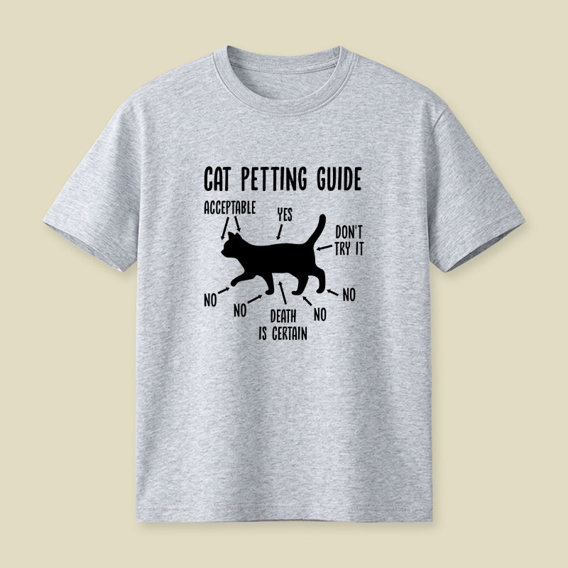 Cat Petting Guide Playful T-Shirt