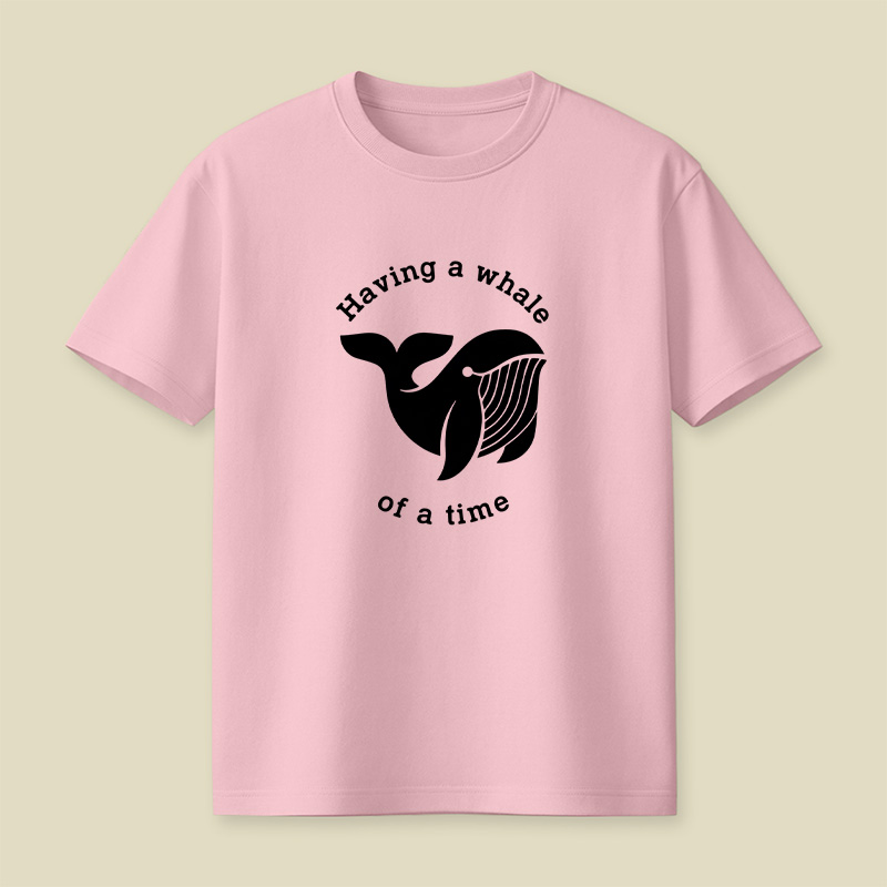 Having A Whale Of A Time Pun Playful T-Shirt