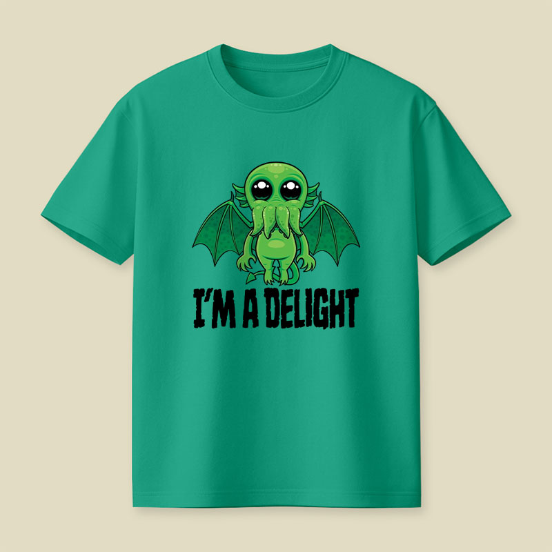 Delightfully Cute Cthulhu Monster Playful T-Shirt