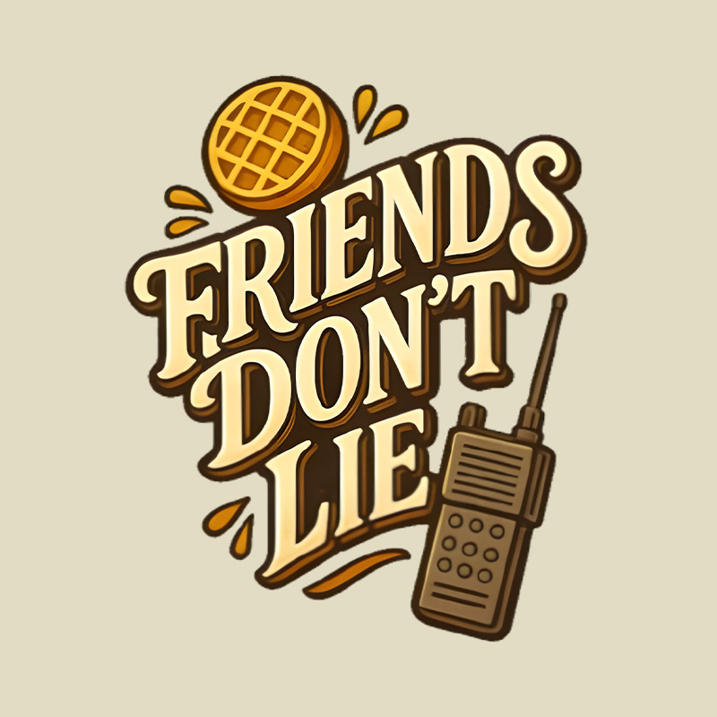 Friends Do Not Lie Stranger Things Playful T-Shirt