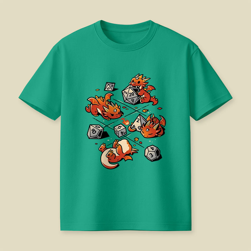 Tiny Dragons Party Playful T-Shirt