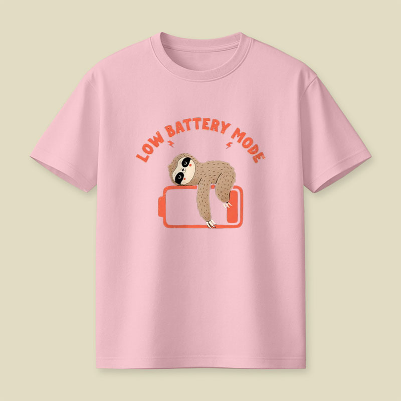Low Battery Mode Playful T-Shirt