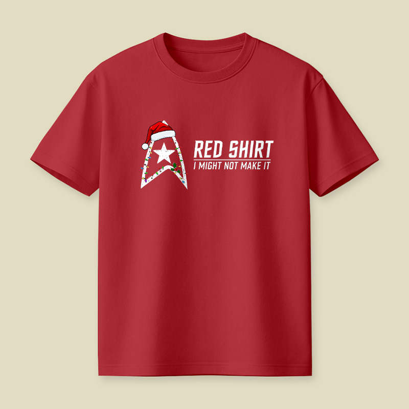 Retro Uniform Funny Quote Christmas Playful T-Shirt