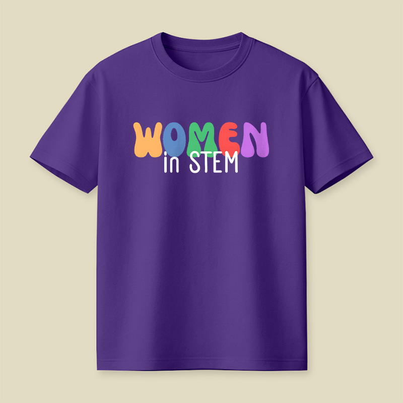 Women In STEM Female Scientist Girls In Science Playful T-Shirt