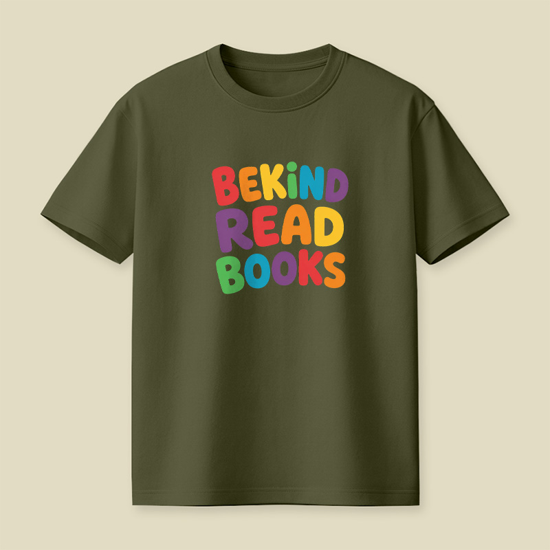 Be Kind Read Books Playful T-Shirt