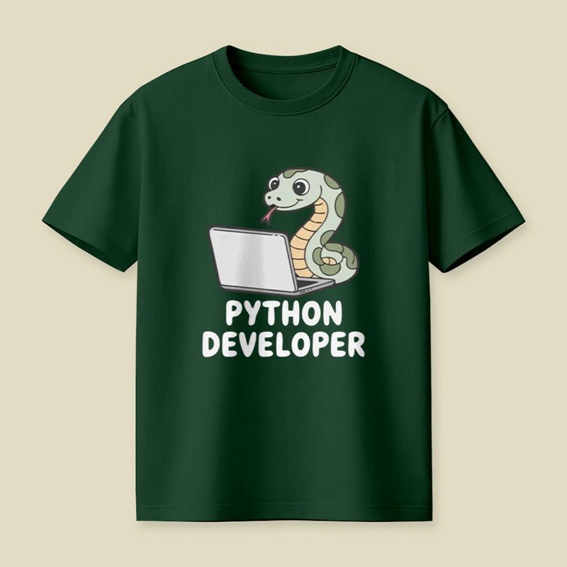 Python Developer Funny Programming Playful T-Shirt