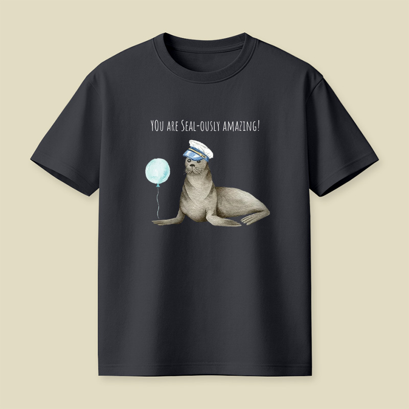 Sealously Amazing Sea Animal Pun Playful T-Shirt
