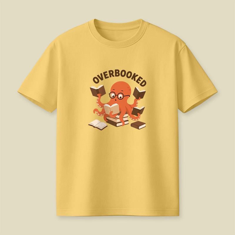 Overbooked Octopus Playful T-Shirt