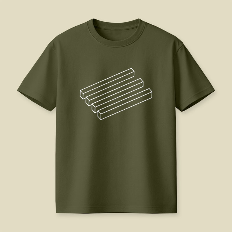 The Mathematics of Visual Illusions Playful T-Shirt