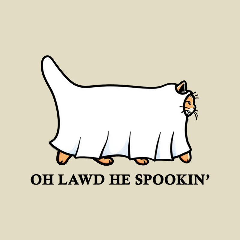 Oh Lawd He Spookin Playful T-Shirt