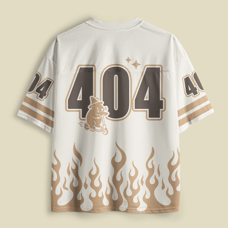 Off To Cause A Kerfuffle Playful Mesh Jersey