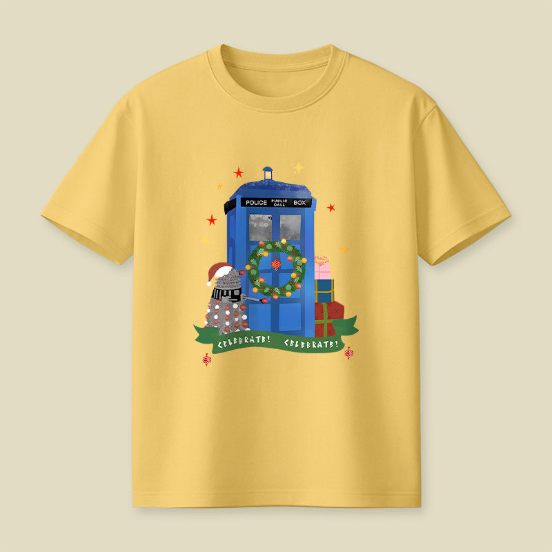 Tardis Christmas Playful T-Shirt