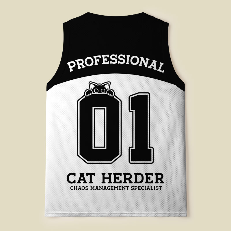 Professional Cat Herder Mesh Tank Top