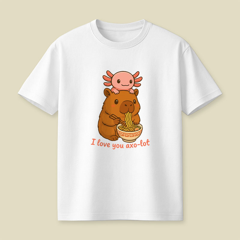 I Love You Axo-lot Playful T-Shirt