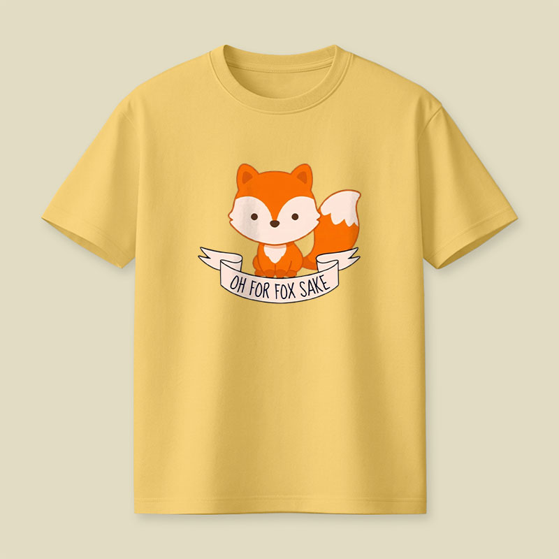 Oh For Fox Sake Playful T-Shirt