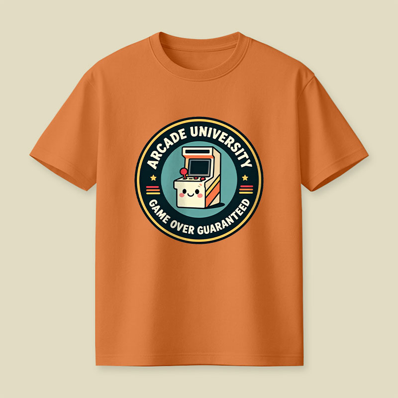 Arcade University Retro Playful T-Shirt