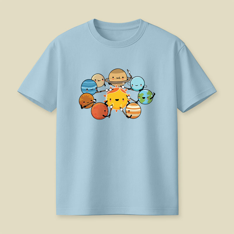 Planets Camping Playful T-Shirt