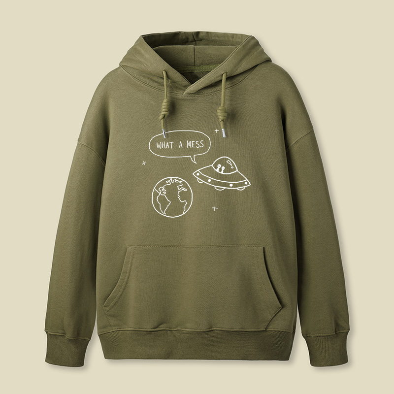 What A Mess Geek Hoodie