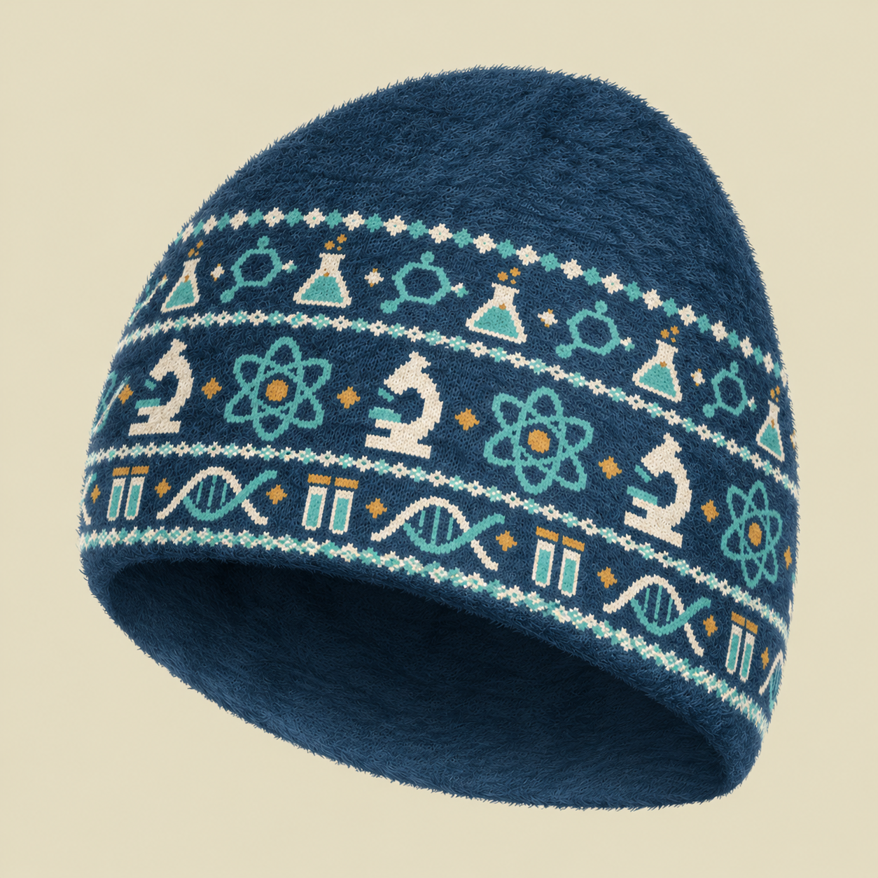 Science Lab Fuzzy Beanie