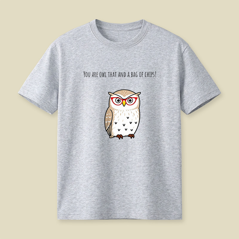 You Are Owl That And A Bag Of Chips Owl Playful T-Shirt