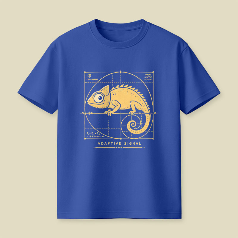 Adaptive Signal - Golden Ratio Chameleon Playful T-Shirt