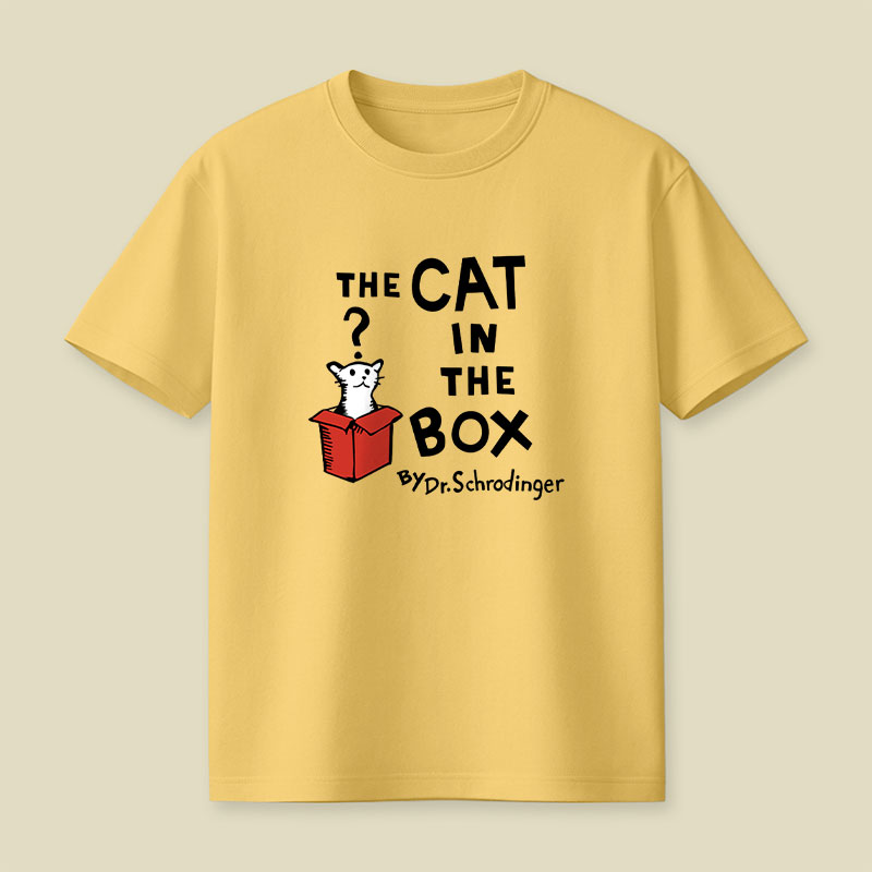 The Cat in the Box Playful T-Shirt
