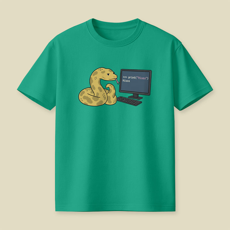 Python Learns Playful T-Shirt