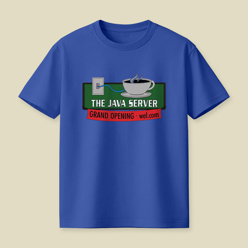 The Java Server Try-ceratops Playful T-Shirt