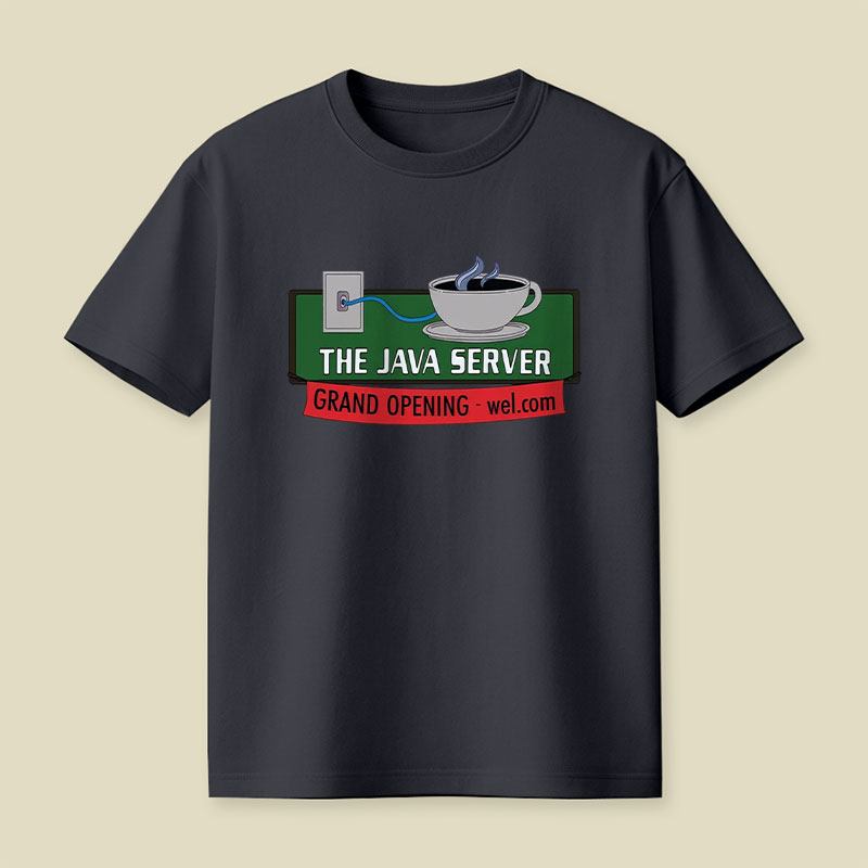 The Java Server Try-ceratops Playful T-Shirt