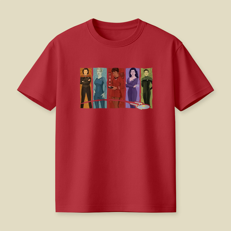 Legendary Space Heroines Playful T-Shirt