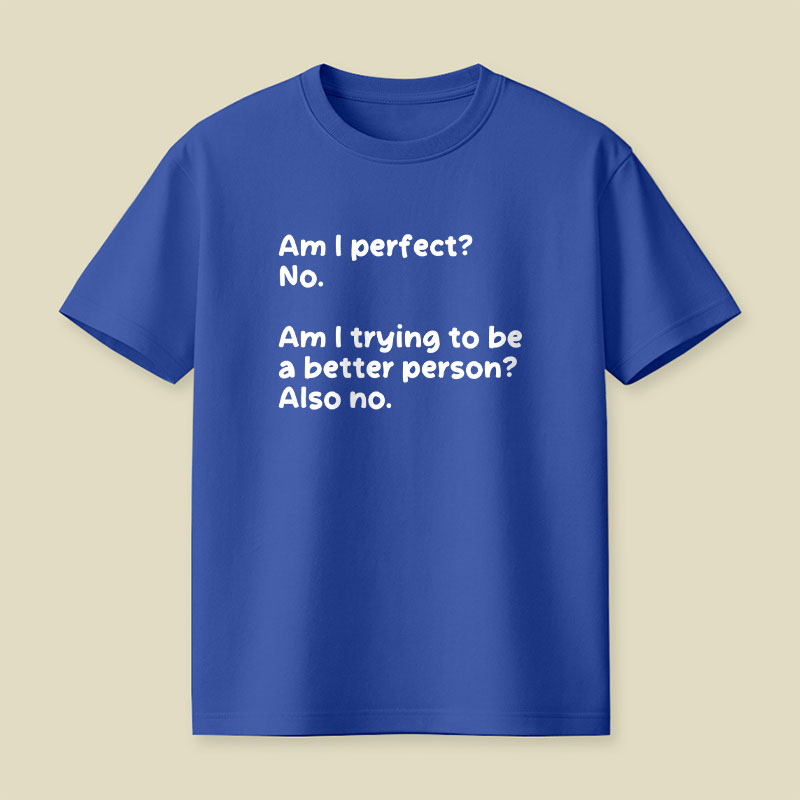 Am I Perfect No Playful T-Shirt