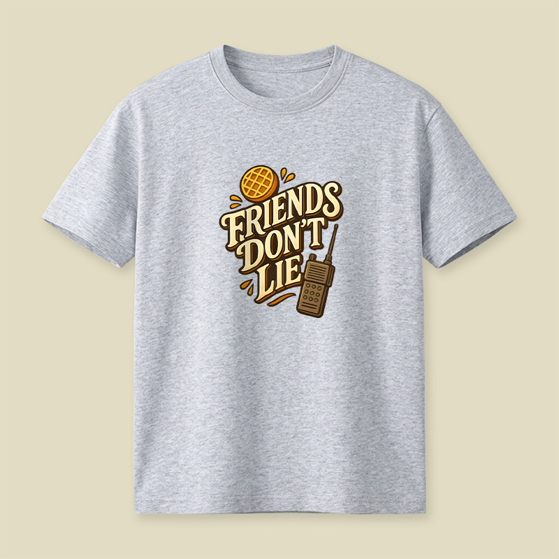 Friends Do Not Lie Stranger Things Playful T-Shirt