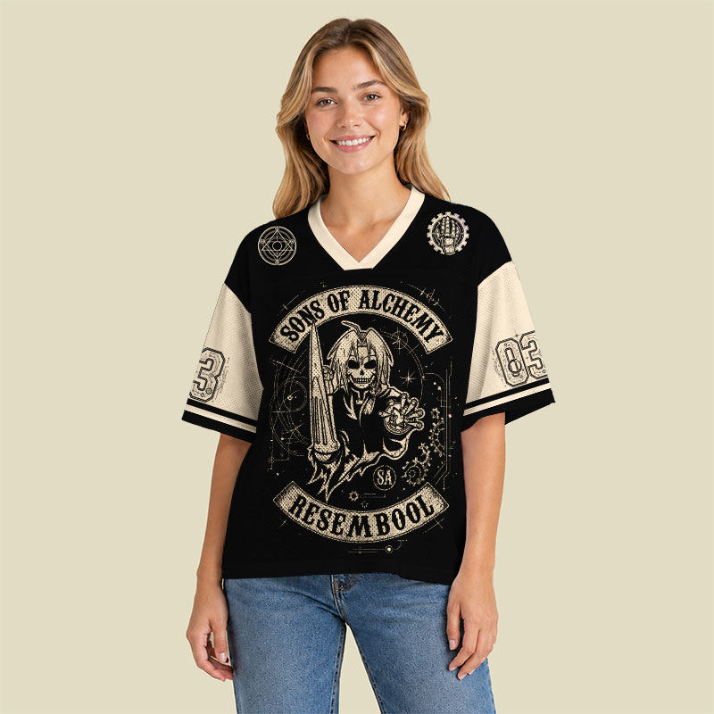 Alchemist Vintage Anime Playful Mesh Jersey