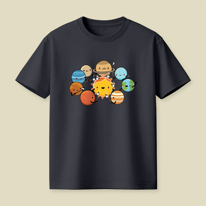 Planets Camping Playful T-Shirt