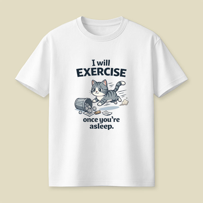 Late Night Exercise Playful T-Shirt