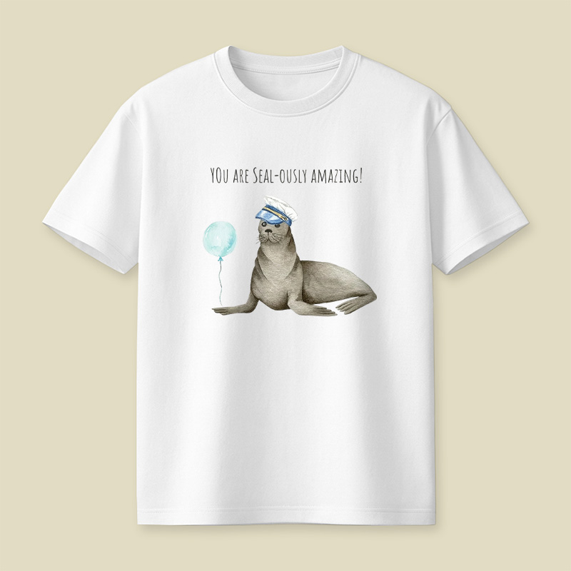 Sealously Amazing Sea Animal Pun Playful T-Shirt