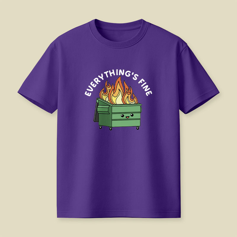 Funny Dumpster Fire Playful T-Shirt