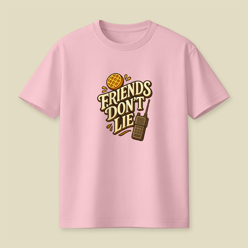 Friends Do Not Lie Stranger Things Playful T-Shirt