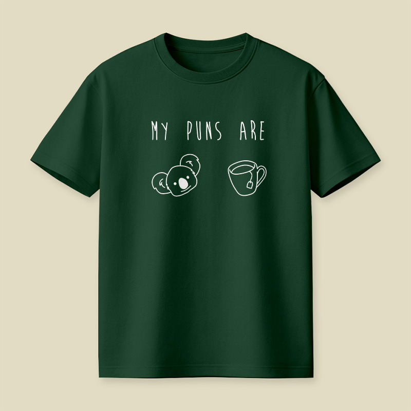 My Puns Are Koala Tea Cute Pun Playful T-Shirt