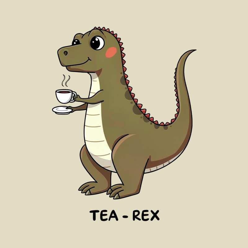 Tea-Rex Playful T-Shirt