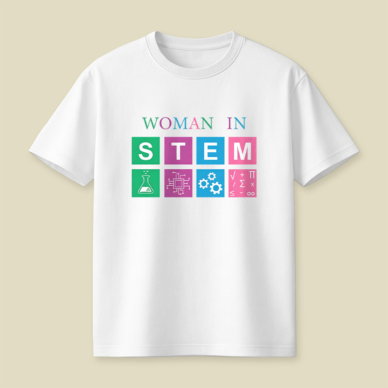 Woman In STEM Playful T-Shirt