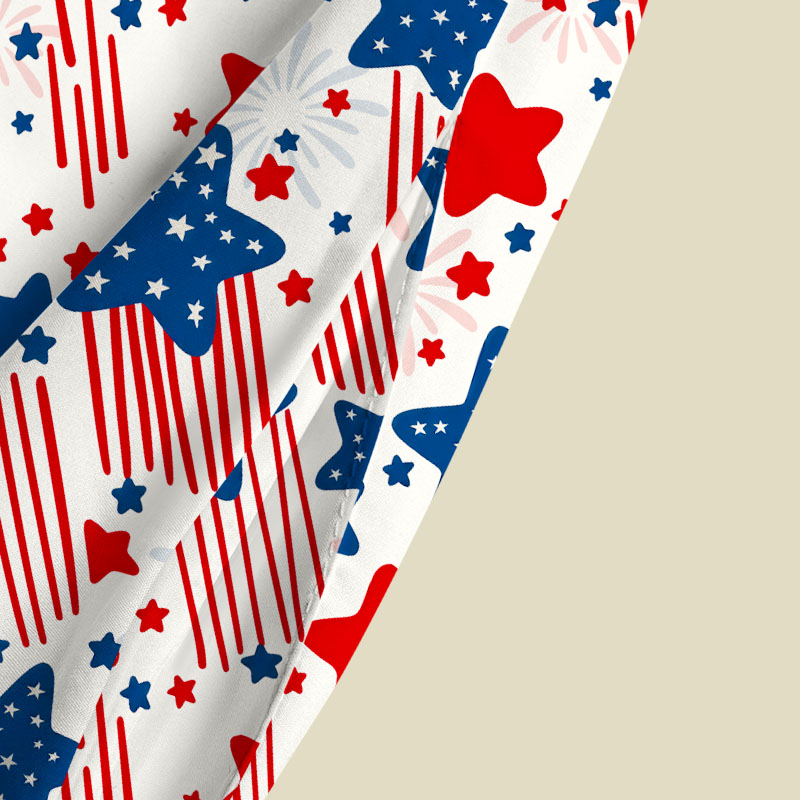 Star-Spangled Sparkler Playful Maxi Dress