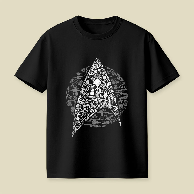 The Original Series Iconic Starfleet Playful T-Shirt