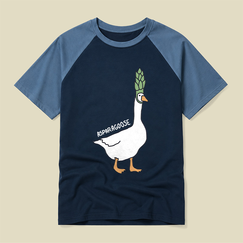 Asparagoose Raglan T-shirt