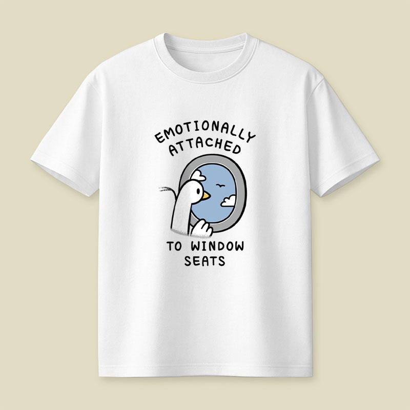 Duck and Window Seats Playful T-Shirt