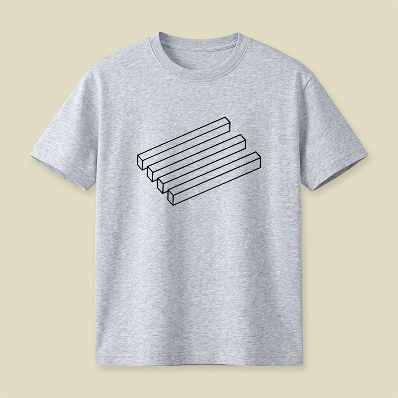 The Mathematics of Visual Illusions Playful T-Shirt